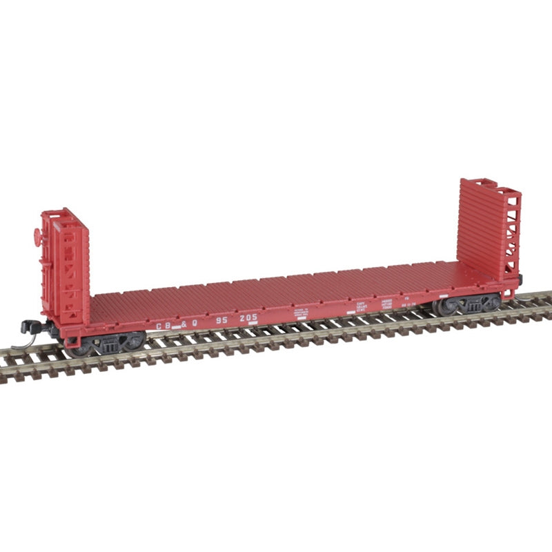 Atlas 50005793 N 48' GSI BULKHEAD FLAT CAR BURLINGTON