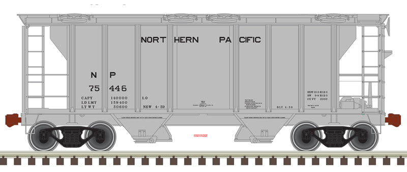 Atlas Trainman HO 20006564 PS-2 Covered Hopper, Northern Pacific