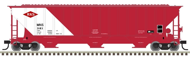 Atlas Trainman N 50005928 Thrall 4750 Covered Hopper, Minneapolis Northfield and Southern