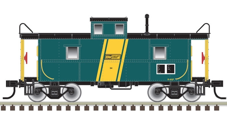 Atlas Trainman N 50006038 C&O Cupola Caboose, Black River Western