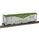 Atlas 50006344 N 3500 DRY-FLO COVERED HOPPER WR GRACE [GACX]