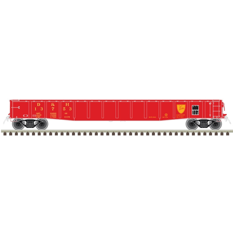 PREORDER Atlas 50006425 ACF 70-Ton 52' Gondola - Ready to Run - Master(R) -- Delaware and Hudson