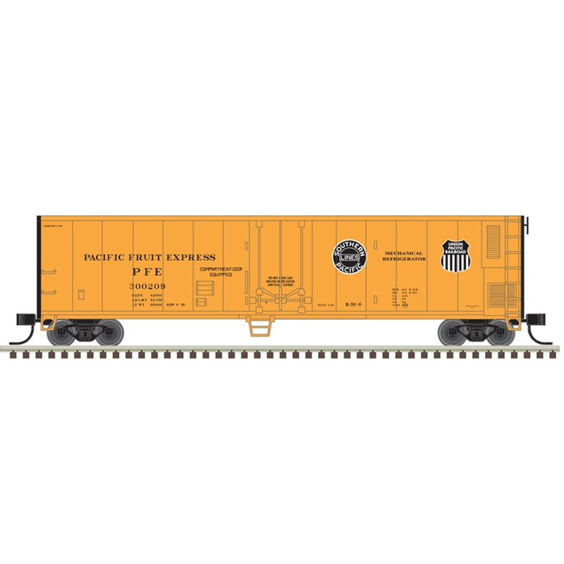 PREORDER Atlas 50006470 50' Mechanical Reefer - Ready to Run -- Pacific Fruit Express