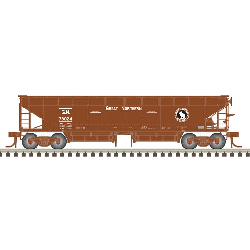 PREORDER Atlas 50006615 70-Ton Hart Ballast Car - Ready to Run - Master(R) -- Great Northern