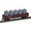Atlas N 50006758 42' Steel Gondola with Cement Container Load Master, Nashville, Chattanooga & St. Louis