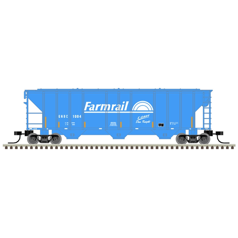 PREORDER Atlas 50006792 PS-2 4427 3-Bay Covered Hopper - Ready to Run - Master(R) -- Farmrail GNBC