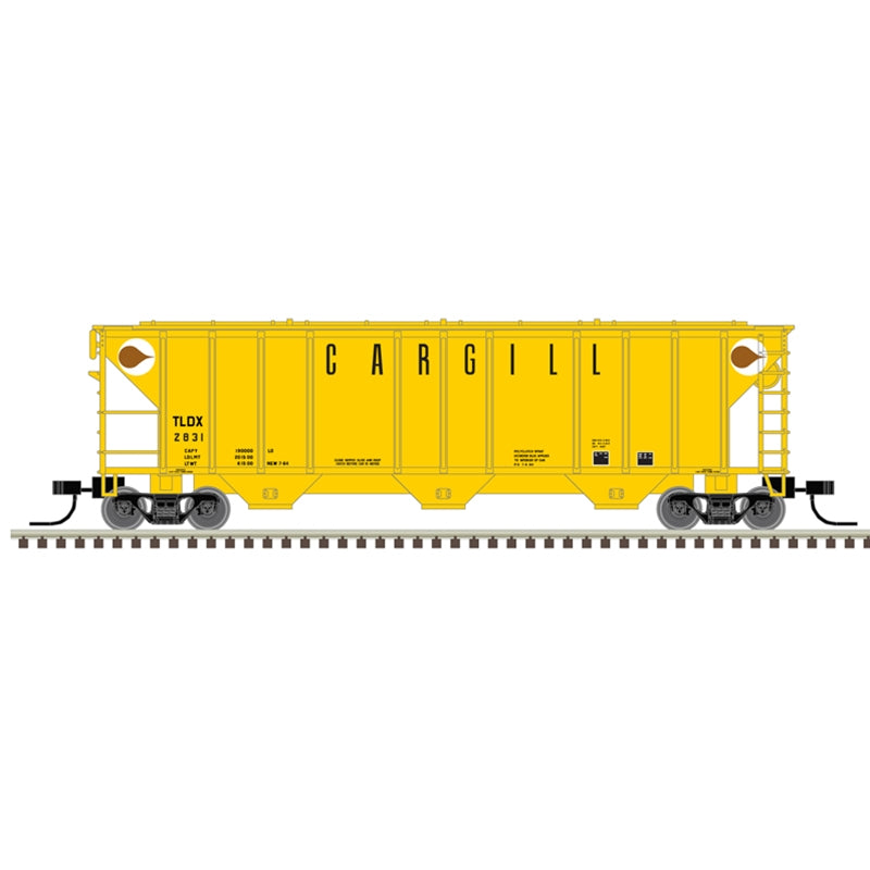 PREORDER Atlas 50006797 PS-2 4427 3-Bay Covered Hopper - Ready to Run - Master(R) -- Cargill TLDX