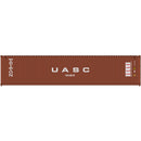 PREORDER Atlas 50006828 40' Standard-Height Container 3-Pack - Assembled - Master(R) -- Triton/United Arab Shipping Co. UASC Set