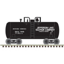 Atlas 50006878 N 28' Beer Can Shorty Tank Car - Ready to Run -- Jefferson Lake Sulphur GATX