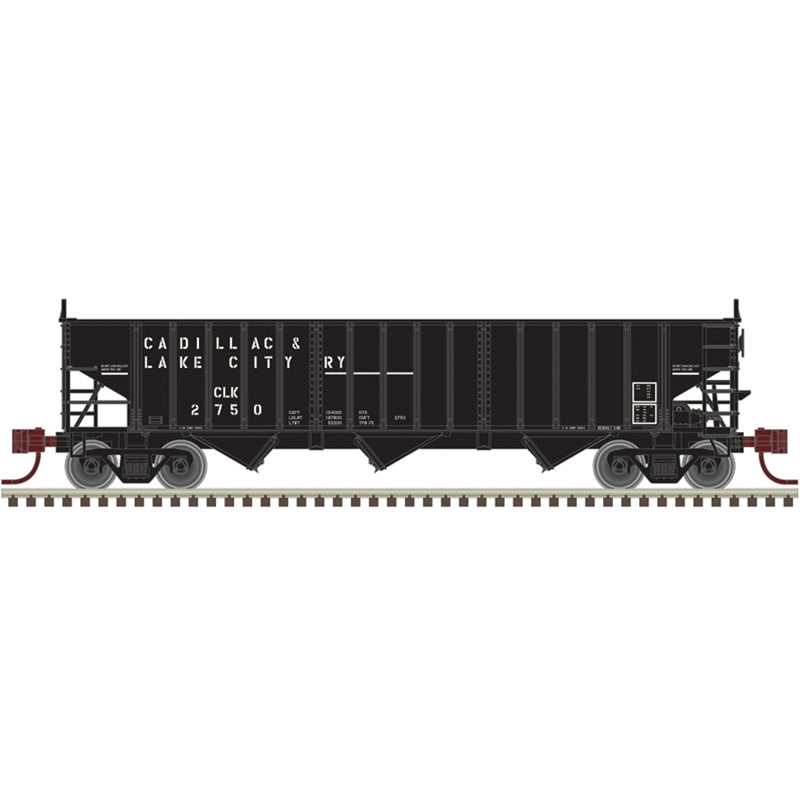 PREORDER Atlas 50007016 N Pullman-Standard PS-2750 3-Bay Hopper - Ready to Run - Master(R) -- Cadillac and Lake City