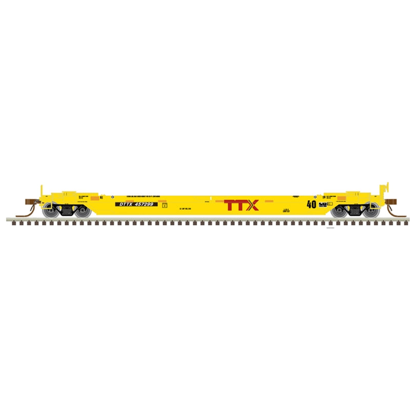 PREORDER Atlas Master Line N 50007024 40' Rebuilt Well Car, TTX