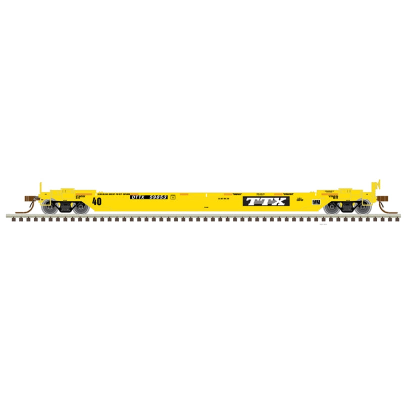 PREORDER Atlas Master Line N 50007030 40' Rebuilt Well Car, TTX