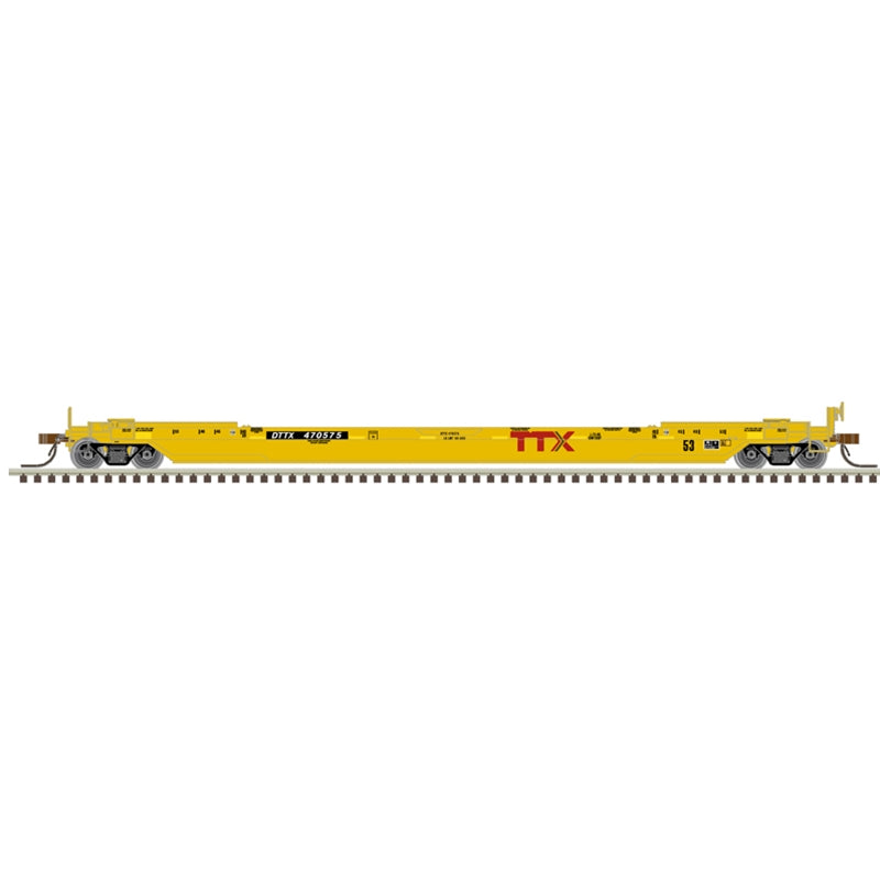 PREORDER Atlas Master Line N 50007046 53' Rebuilt Well Car, TTX