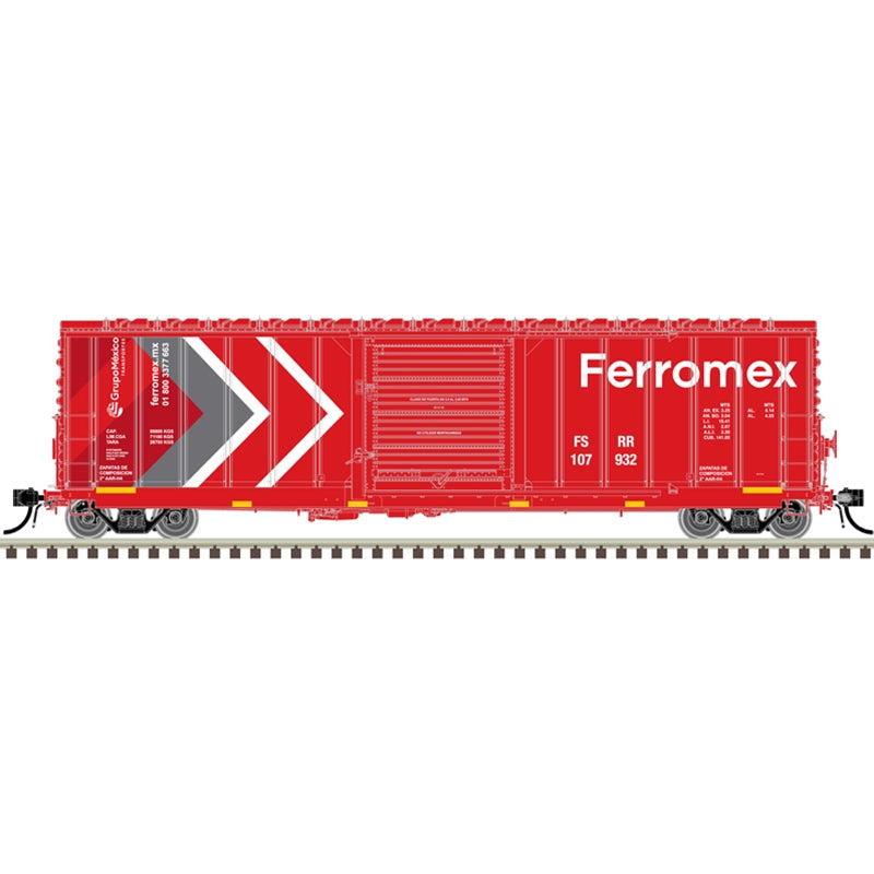 PREORDER Atlas Master Line N 50007133 CNCF 5000 50' Boxcar, Ferromex
