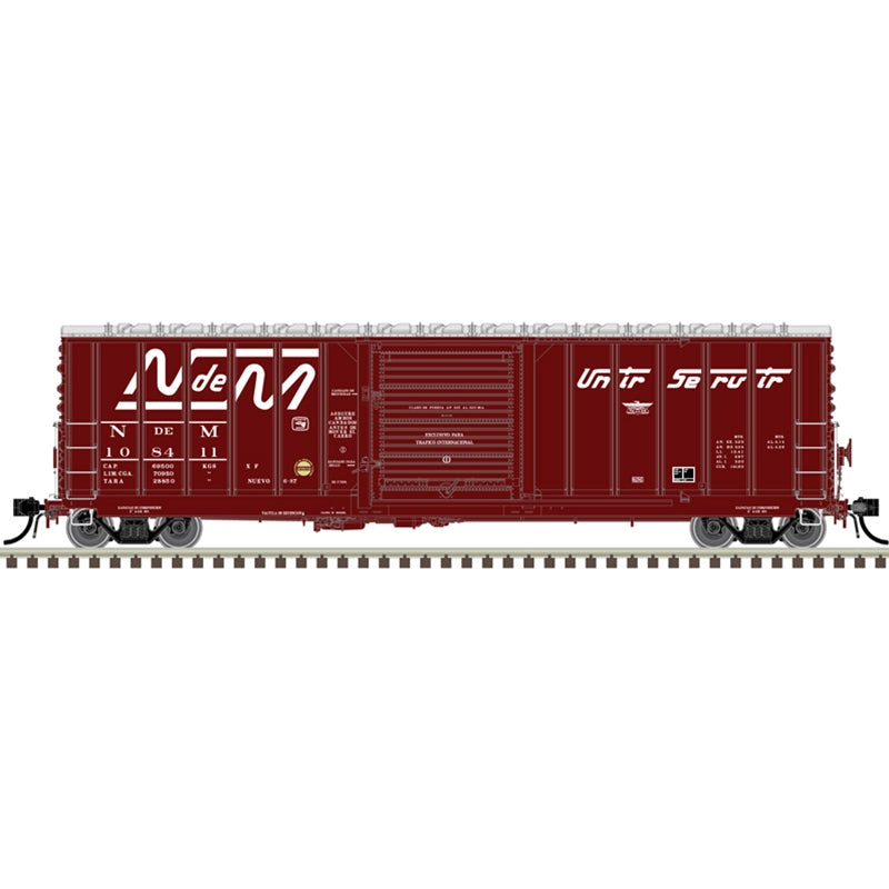PREORDER Atlas Master Line N 50007136 CNCF 5000 50' Boxcar, Nacionales de Mexico