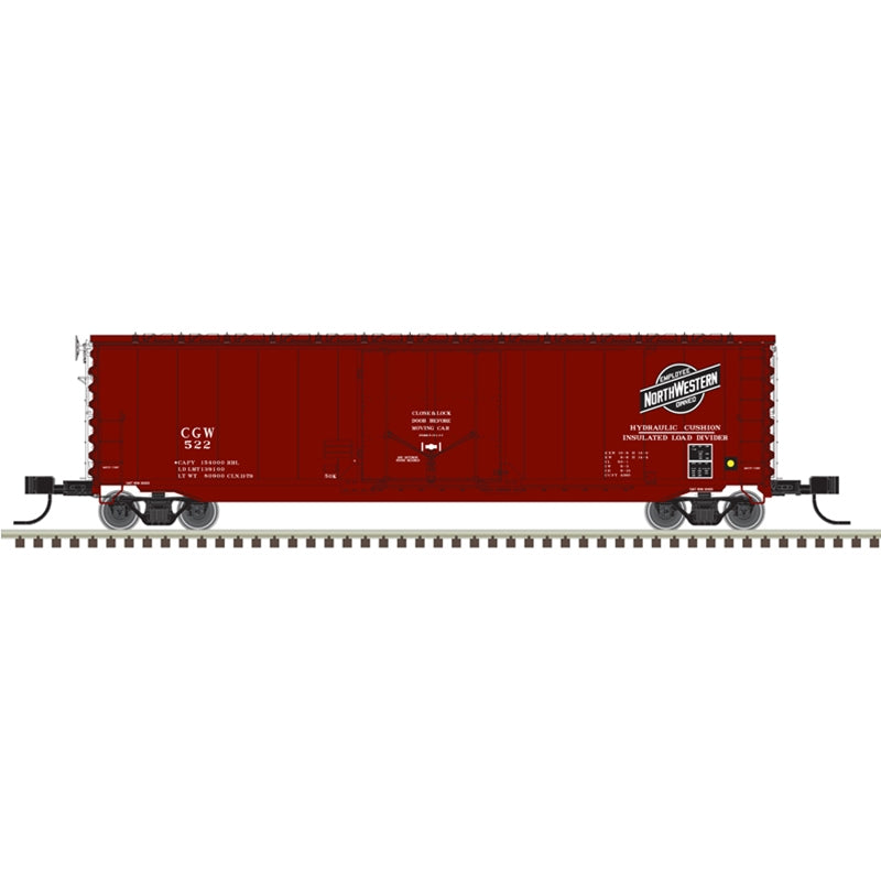PREORDER Atlas Master Line N 50007150 50' General American RBL Plug-Door Boxcar, Chicago & North Western CGW