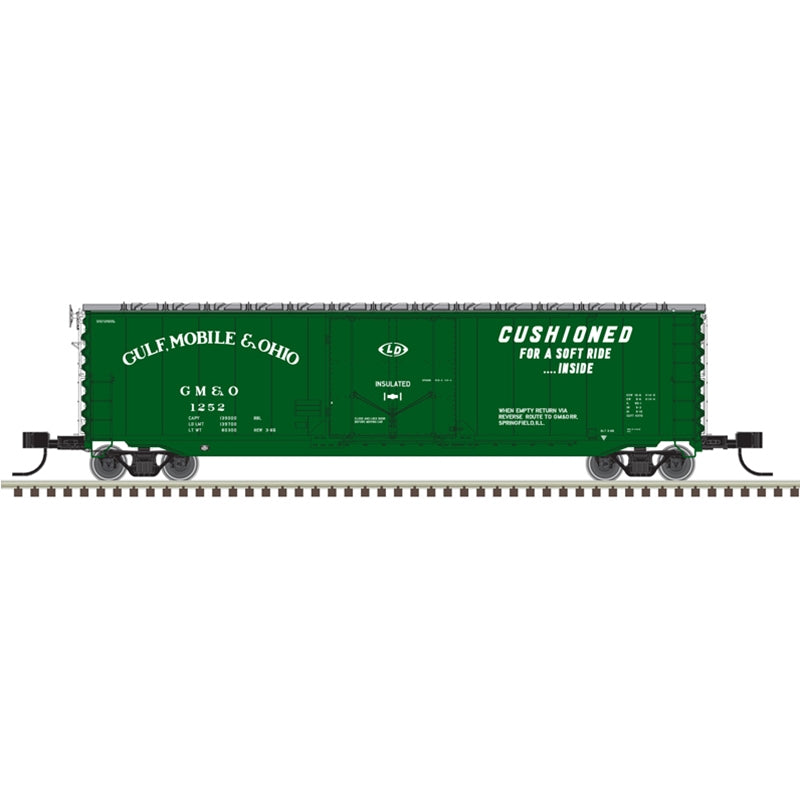PREORDER Atlas Master Line N 50007159 50' General American RBL Plug-Door Boxcar, Gulf Mobile & Ohio