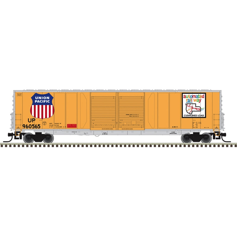 PREORDER Atlas Master Line N 50007180 ACF 60' Double-Door Auto Parts Boxcar, Union Pacific