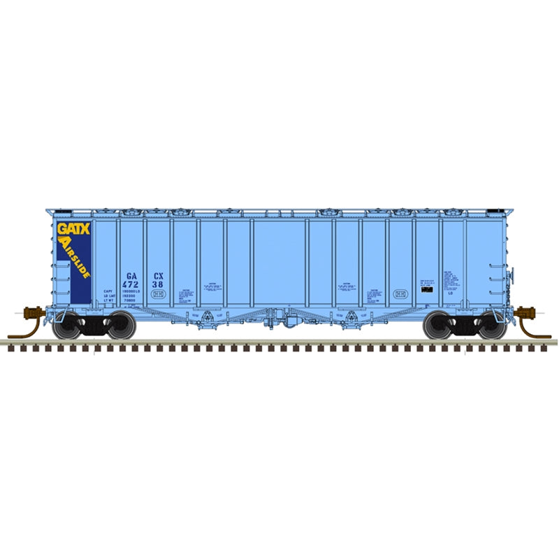 PREORDER Atlas Master Line N 50007187 4180 Airslide Covered Hopper, General American GACX