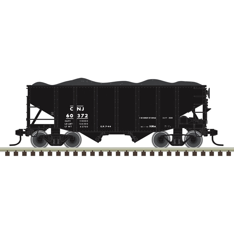 PREORDER Atlas Master Line N 50007212 55-Ton Fishbelly Hopper with Load, Central Railroad of New Jersey
