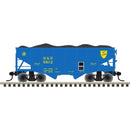 Atlas Master Line N 50007213 55-Ton Fishbelly Hopper with Load, Delaware & Hudson
