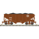 PREORDER Atlas Master Line N 50007227 55-Ton Fishbelly Hopper with Load, Western Maryland