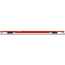 PREORDER Atlas Master Line N 50007246 ACF 89' 4" Intermodal Flatcar, Redstreak QUAX
