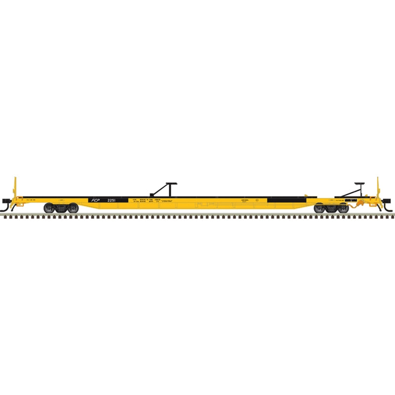 PREORDER Atlas Master Line N 50007253 ACF 89' 4" Intermodal Flatcar, Ferrocarril del Pacifico FCP