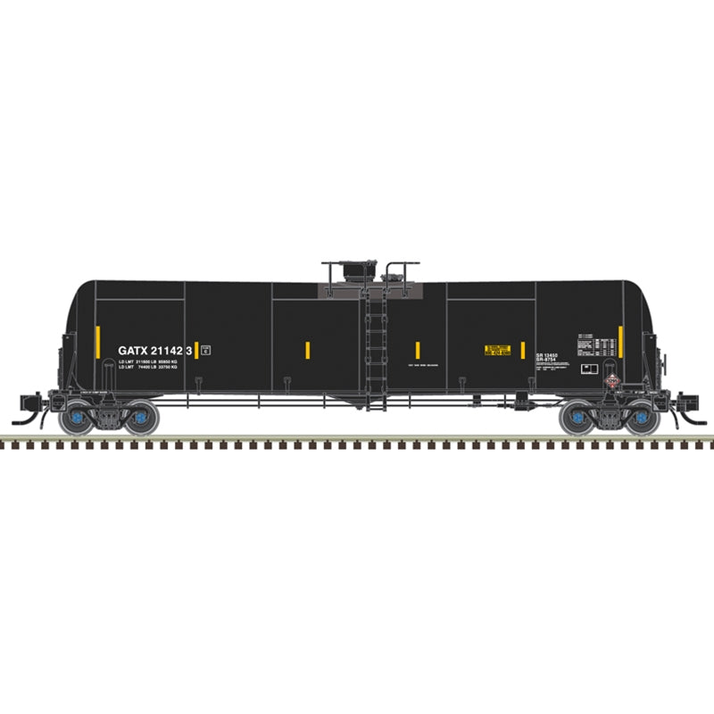 PREORDER Atlas Master Line N 50007266 TrinityRail 31,000-Gallon Crude Oil Tank Car, GATX