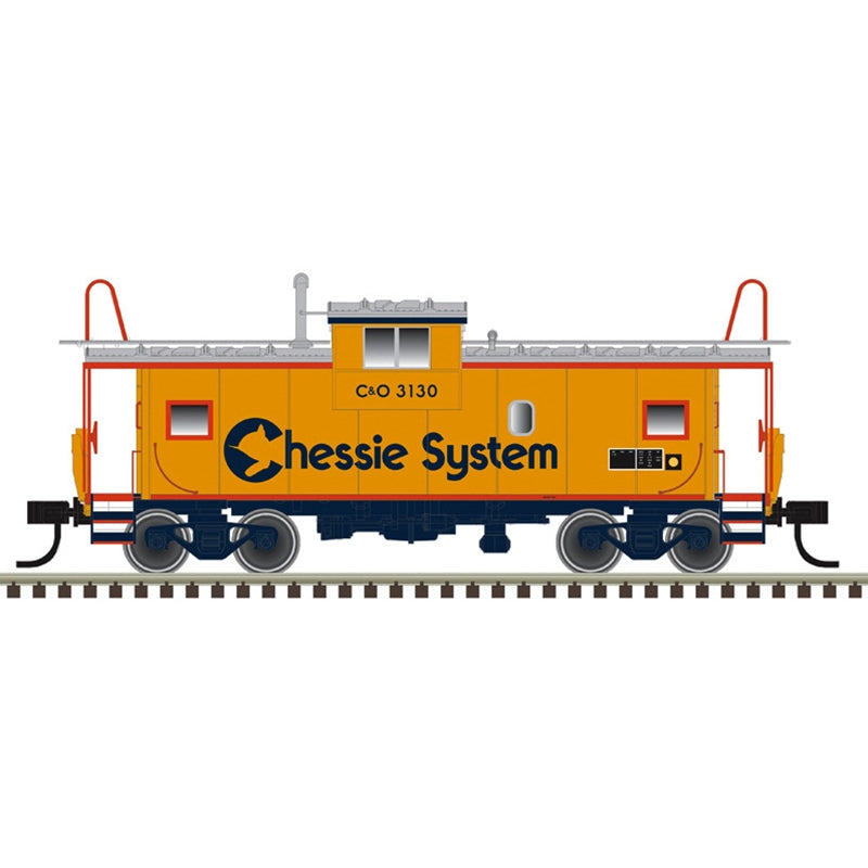 PREORDER Atlas Master Line N 50007305 International Extended Vision Caboose, Chessie System-C&O
