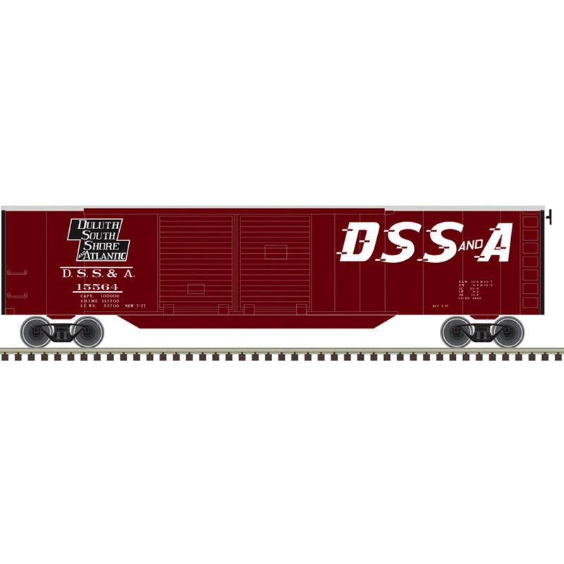 PREORDER Atlas Trainman N 50007319 50' Double Door Boxcar, Duluth South Shore & Atlantic