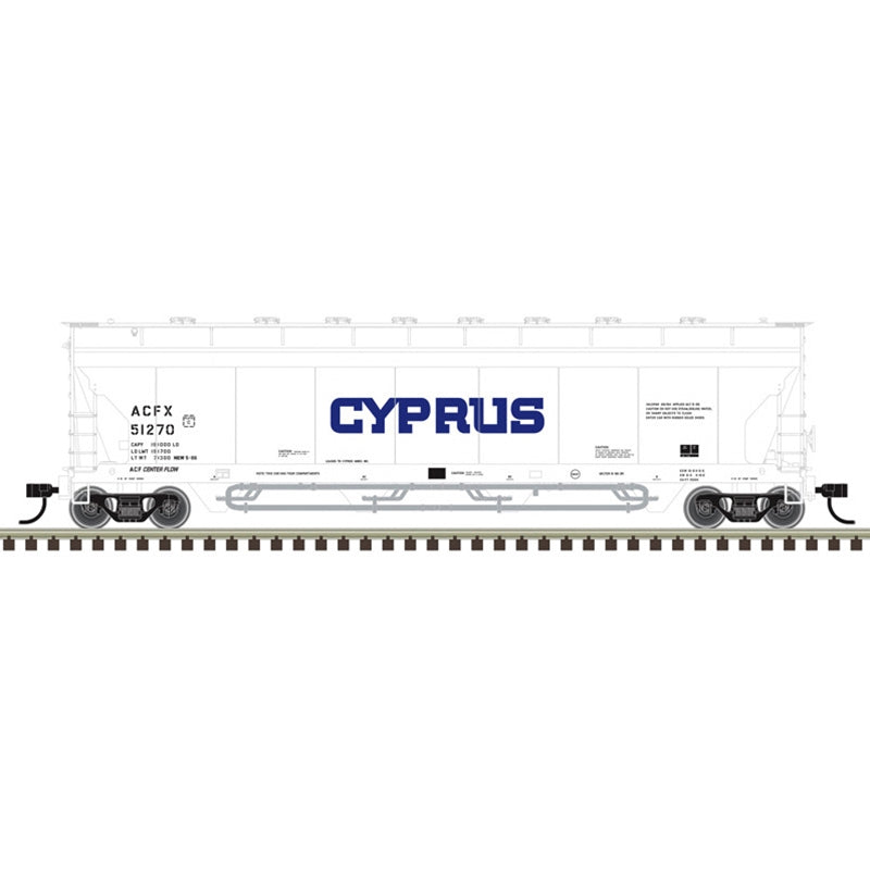 PREORDER Atlas Master Line N 50007339 ACF Center Flow Pressureaide Covered Hopper, American Industrial Transport Cyprus