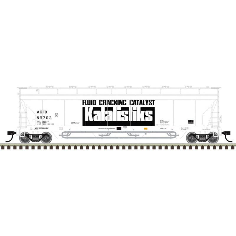 PREORDER Atlas Master Line N 50007341 ACF Center Flow Pressureaide Covered Hopper, American Industrial Transport Katalistiks
