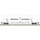 Atlas Master Line N 50007345 ACF Center Flow Pressureaide Covered Hopper, American Industrial Transport Montana Talc Company
