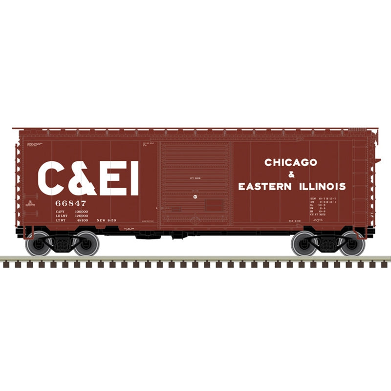 PREORDER Atlas Master Line N 50007352 40' PS-1 Boxcar, Chicago & Eastern Illinois