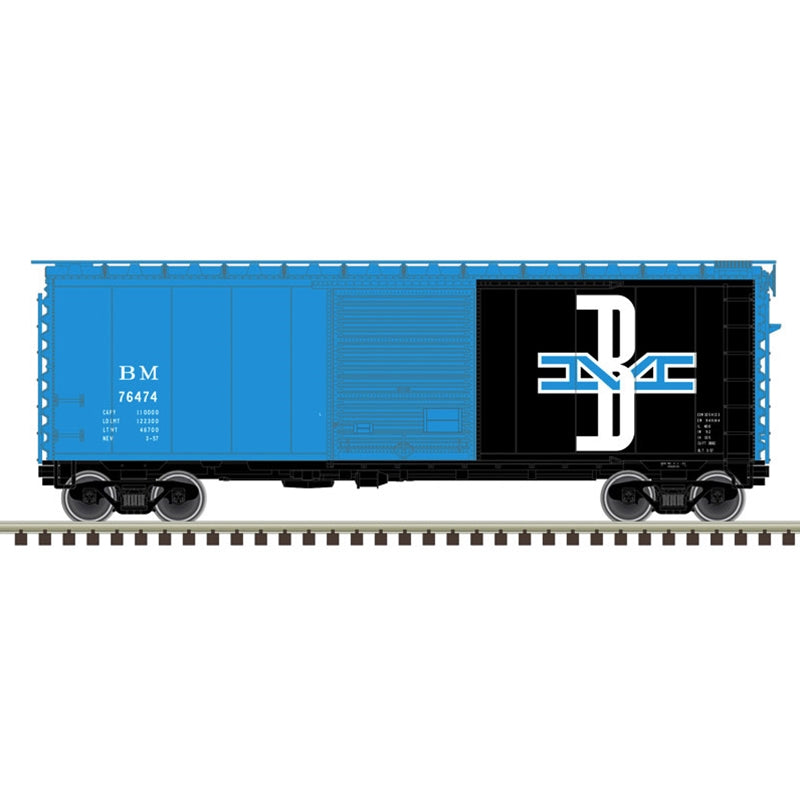 PREORDER Atlas Master Line N 50007360 40' PS-1 Boxcar, Boston & Maine