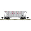 PREORDER Atlas N 50007499 Greenville 100-Ton 2-Bay Hopper, Master, Wisconsin Central