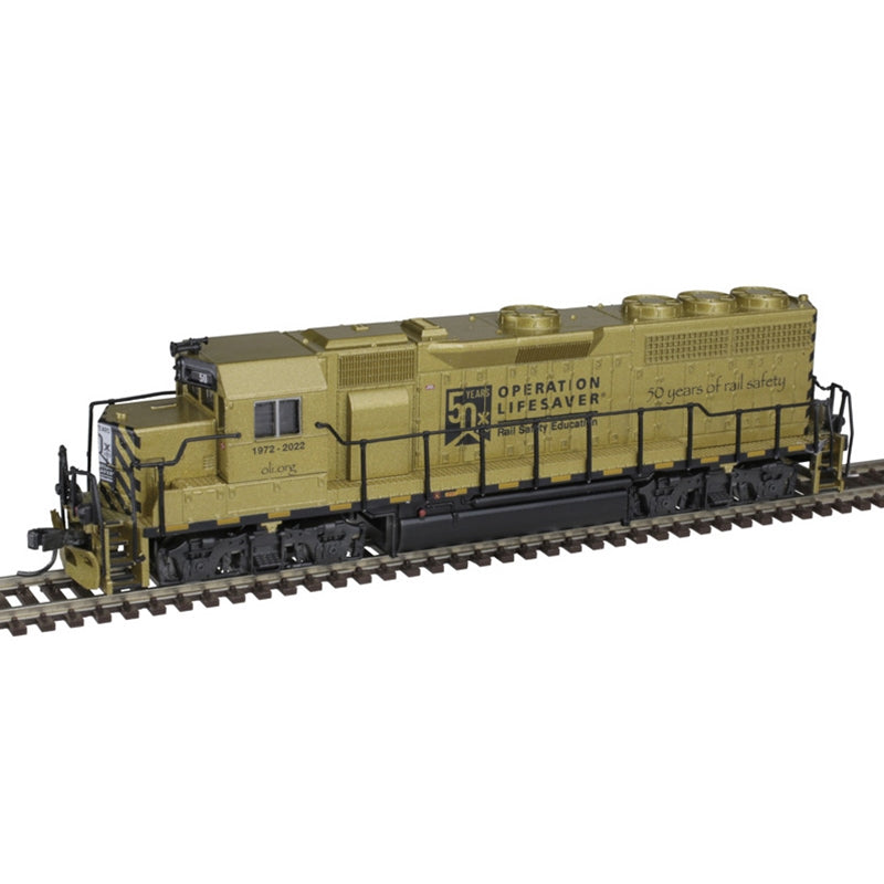 Atlas Master Line N 40005298 Gold Series GP40 with Ditch Lights, Operation Lifesaver 50th Anniversary