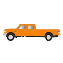 Atlas 60000157 1990s Ford(R) F-250 - F-350 Standard Cab Pickup Set - Assembled -- Safety Orange, N