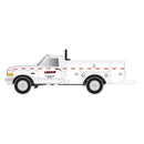 Atlas 60000158 1990s Ford(R) F-250 - F-350 Standard Cab Pickup Set - Assembled -- Loram (white, black, red), N