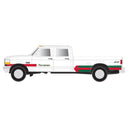 Atlas 60000160 1990s Ford(R) F-250 - F-350 Standard Cab Pickup Set - Assembled -- Ferromex (white, orange, green), N