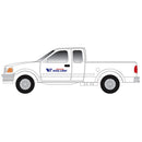 PREORDER Atlas N 60000184 1997 Ford F-150 Pickup Truck 2-Pack, Standard Sides, Assembled, Montana Rail Link (MOW, white, blue)
