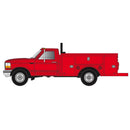 PREORDER Atlas N 60000187 1990s Ford F-250, F-350 Pickup Truck Set, Assembled, Red
