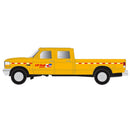 PREORDER Atlas N 60000189 1990s Ford F-250, F-350 Pickup Truck Set, Assembled, Canadian Pacific (yellow, red, white, Dual Flag Logo)