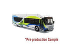Iconic Replicas HO 870310 New Flyer Xcelsior XN40 Bus, Assembled, Foothill Transit (white, blue, yellow)