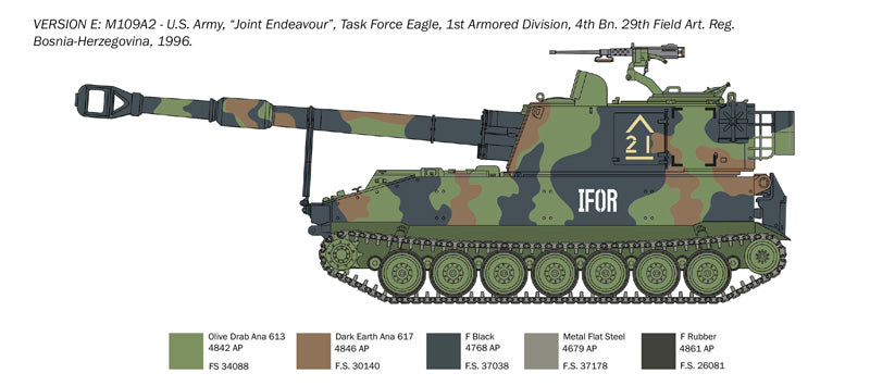 Italeri 6589 M109 A2/A3/G 1:35