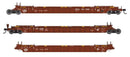 PREORDER Walthers Mainline HO 910-55820 NSC Articulated 3-Unit 53' Well Car, Canadian National GTW