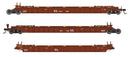 Walthers Mainline HO 910-55823 NSC Articulated 3-Unit 53' Well Car, Santa Fe Leasing SFLC