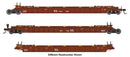Walthers Mainline HO 910-55824 NSC Articulated 3-Unit 53' Well Car, Santa Fe Leasing SFLC