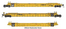 Walthers Mainline HO 910-55827 NSC Articulated 3-Unit 53' Well Car, TTX